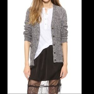 Madewell Landscape Cardigan Slit Hem Pockets